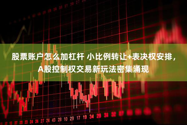 股票账户怎么加杠杆 小比例转让+表决权安排，A股控制权交易新玩法密集涌现
